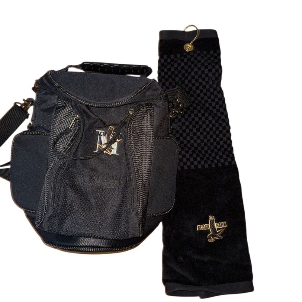 Blackhawk Logo Insulated Lunch Bag Golf Towel tactical new set multiple pockets